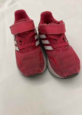 Kız Çocuk Pembe Cırt Cırtlı Spor Ayakkabı - Görsel 3