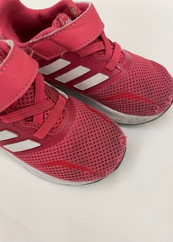 Kız Çocuk Pembe Cırt Cırtlı Spor Ayakkabı - Görsel 2