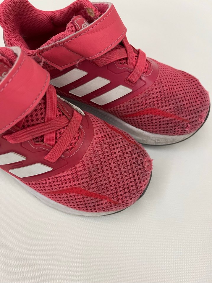 Kız Çocuk Pembe Cırt Cırtlı Spor Ayakkabı - Görsel 2