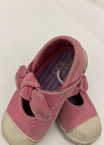 Pembe Bağcıklı Kız Babet Ayakkabı - Görsel 3