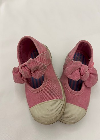 Pembe Bağcıklı Kız Babet Ayakkabı - Görsel 2