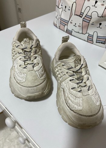 Beyaz Platform Spor Ayakkabı - Görsel 2