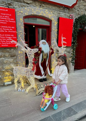 Kapüşonlu Bebek Kız Şişme Mont - Görsel 4