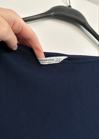 s Beden Lacivert Keten Kadın Uzun Elbise