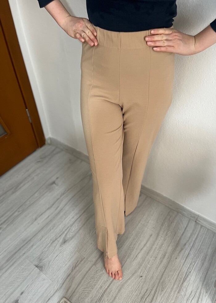 Yırtmaçlı pantolon - Görsel 2