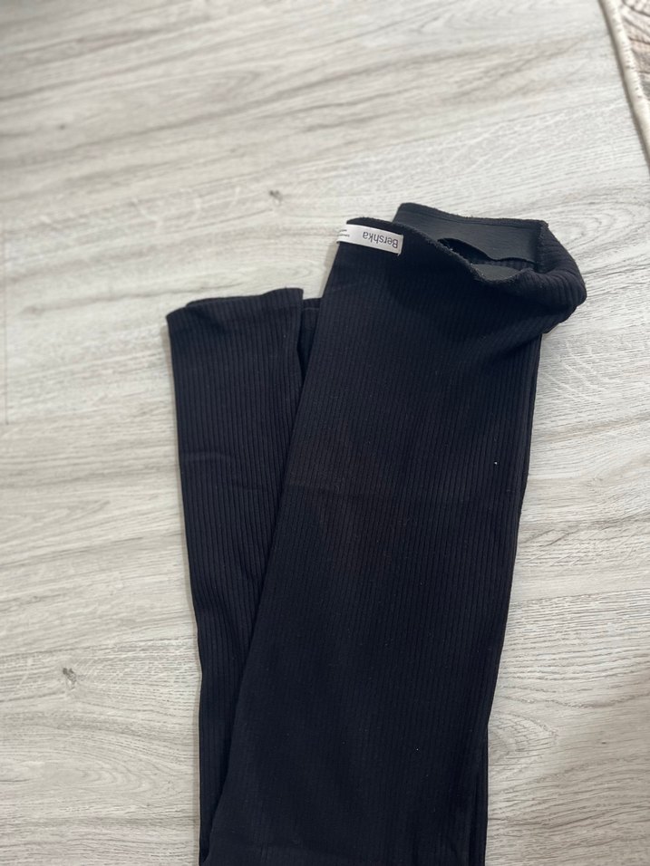 Siyah Uzun Dar Kesim Etek - Görsel 4