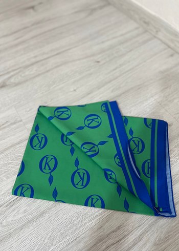 Beden yeşil Renk Yeşil Baskılı şal