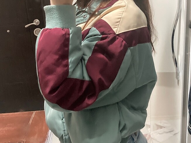 s Beden bordo Renk Pull&bear mont