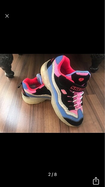 Skechers SKECHERS KIZ ÇOCUK SPOR AYAKKABI NO 35