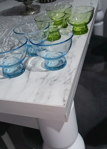 Renkli Cam tatlı&dondurma kaseleri - Görsel 2