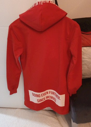 Diğer Kadın Kırmızı Kapüşonlu tunik sweat