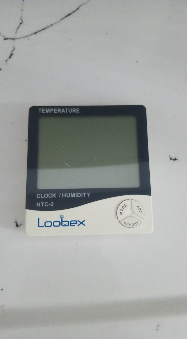 Loobex HTC-2 Dijital Termometre ve Nem Ölçer - Görsel 2