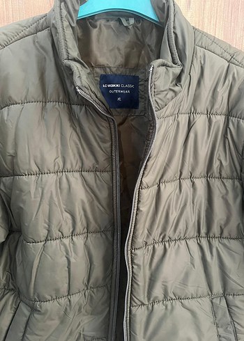 LC Waikiki Gri Fermuarlı Erkek Mont