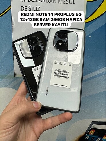 Redmi Note 14 Proplus 5G 12+12/256 Kytlı