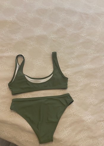 Diğer Zaful Yeşil Basic Bikini Takımı