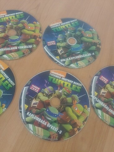 Beden Ninja kaplumbağa çizgi film cd leri