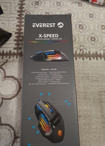 Mouse ve mouse pad everest - Görsel 9