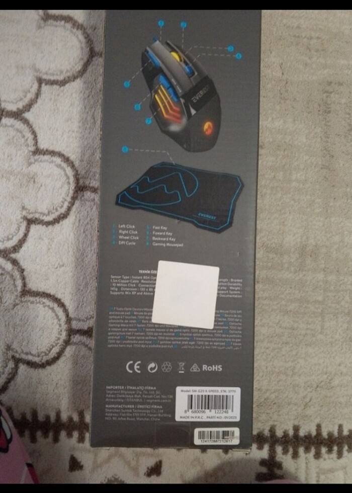 Mouse ve mouse pad everest - Görsel 3