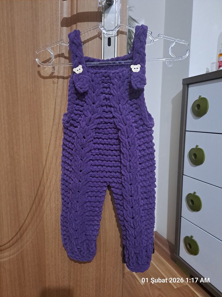 Pembe Örgü Kız Çocuk Sırt Çantası - Görsel 5