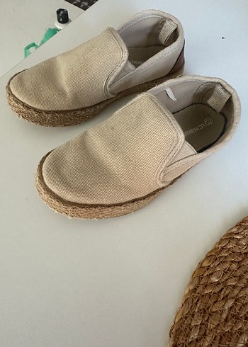 Beden Bej Keten Erkek Espadril Ayakkabı