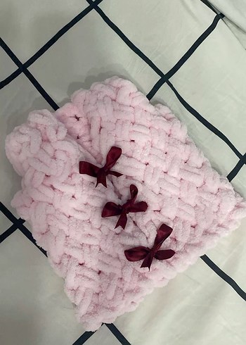 Puffy El Örgüsü Bebek Yeleği - Görsel 3