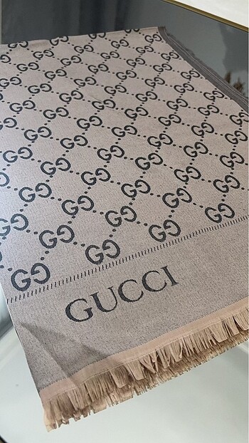 Gucci İpeksi Pamuklu Şal