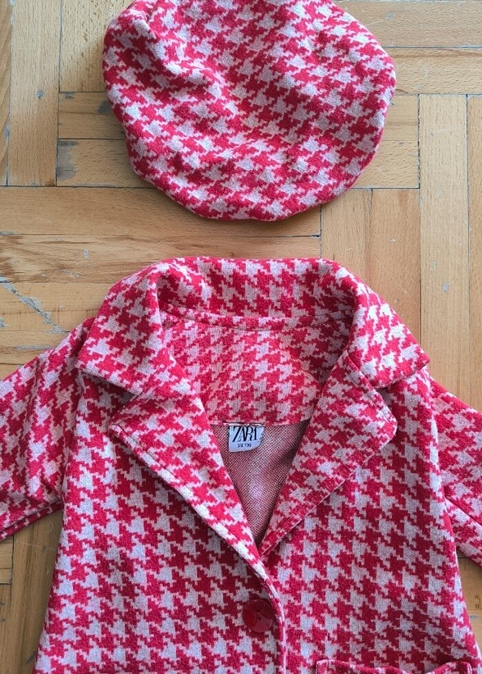 Ceket-etek-şapka takım 3-4yaş  - Görsel 3