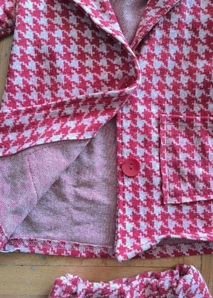 Ceket-etek-şapka takım 3-4yaş  - Görsel 5