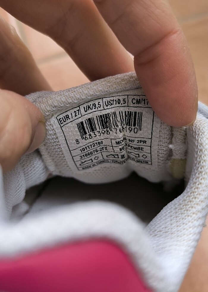 Lotto spor ayakkabı 27 no - Görsel 5