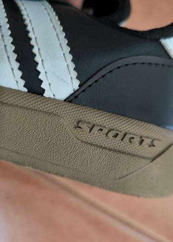 Siyah Cırt Cırtlı Çocuk Spor Ayakkabı - Görsel 5