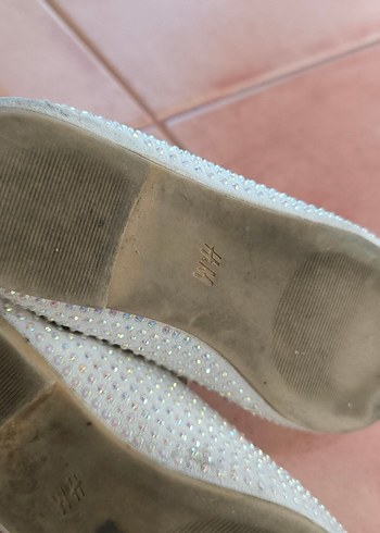 Kız Çocuk Beyaz Payetli Babet - Görsel 3