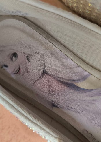 Kız Çocuk Beyaz Payetli Babet - Görsel 2