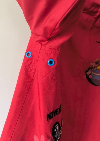 Renkli Baskılı Erkek Çocuk Polar Ceket - Görsel 7