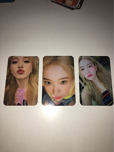 Yeri Red Velvet Kpop Dunyasi Pvc Pc Photocard Fotokart Fanmade