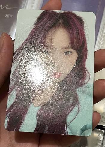 choi yena bloomiz izone iz*one orjinal pc photocard kpop kart - Görsel 3