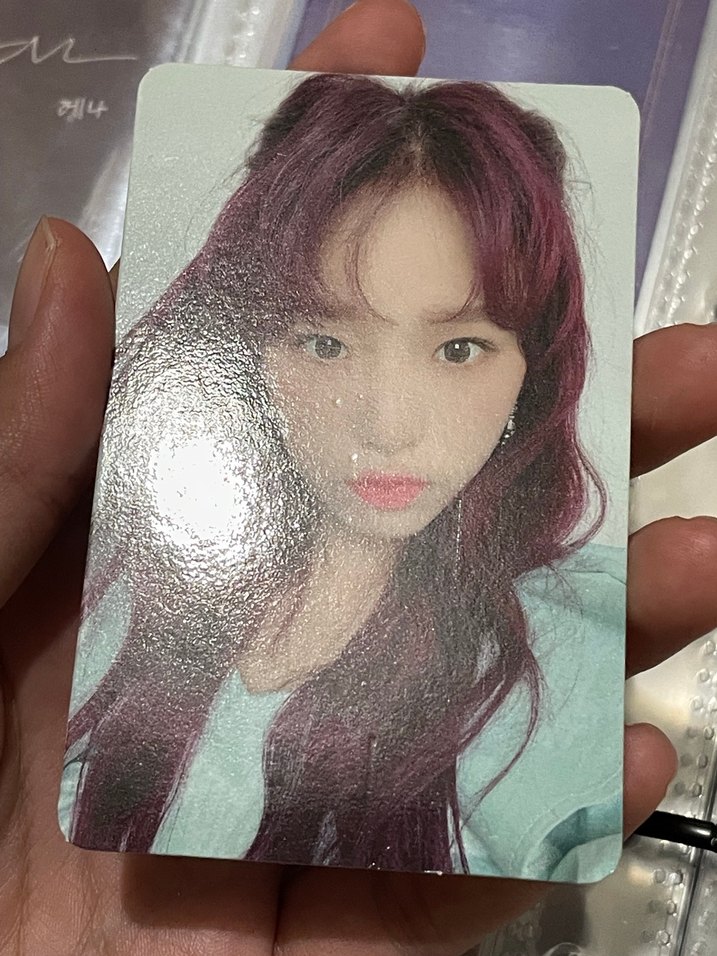 choi yena bloomiz izone iz*one orjinal pc photocard kpop kart - Görsel 4