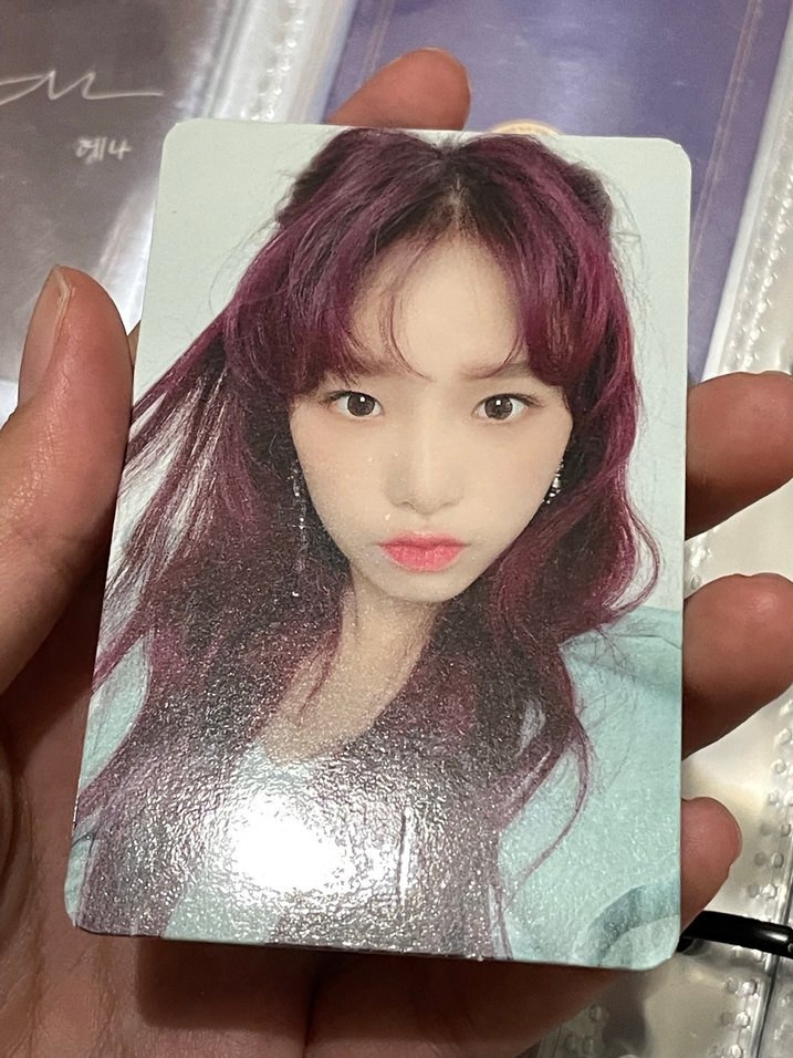 choi yena bloomiz izone iz*one orjinal pc photocard kpop kart - Görsel 5