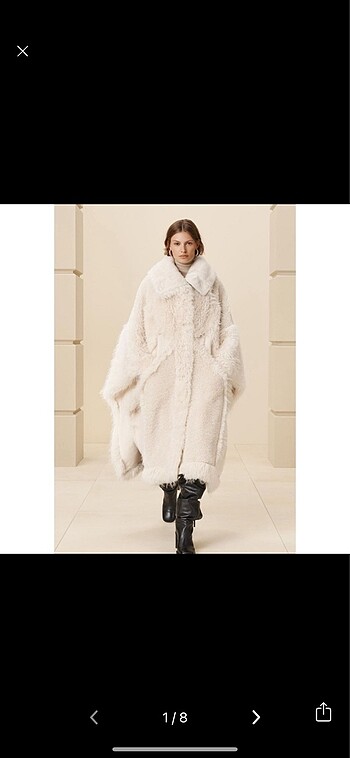 Zara srpls peluş panço