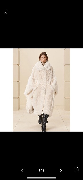 Zara Zara srpls peluş panço