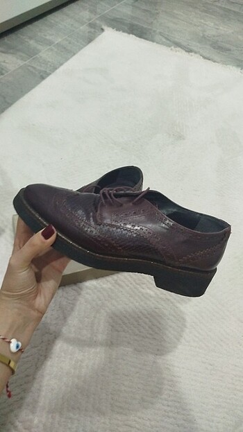 39 Beden bordo Renk Klasik ayakkabı