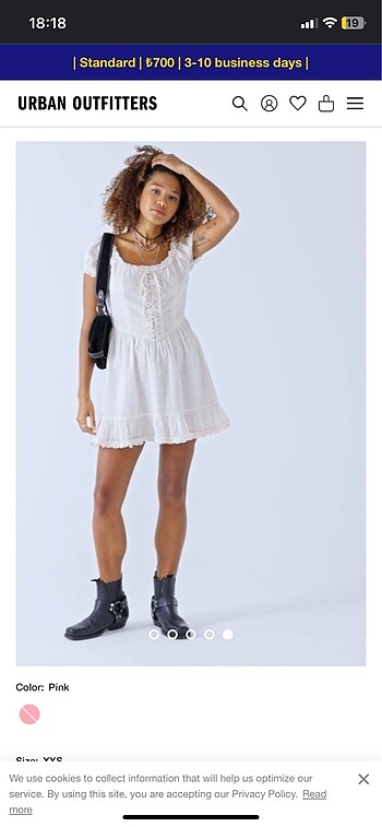 Orijinal Urban outfitters elbise