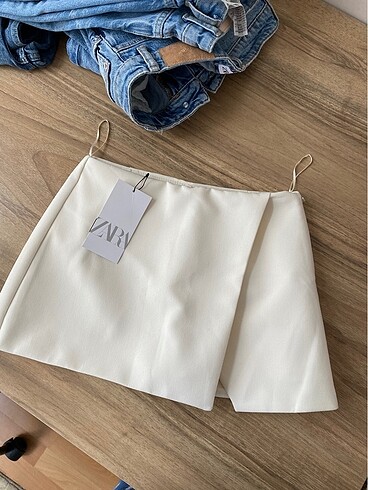 Zara Etiketli Zara Şort Etek
