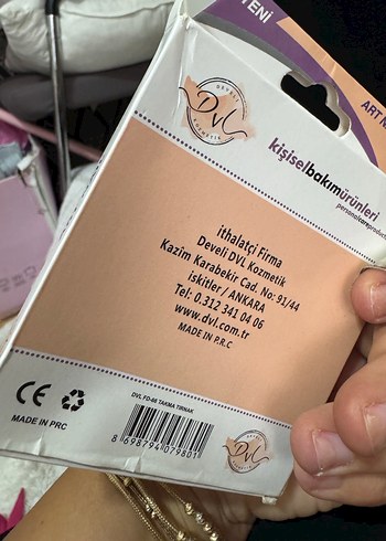 Mavi ve leopar desenli yapay tırnak seti - Görsel 4