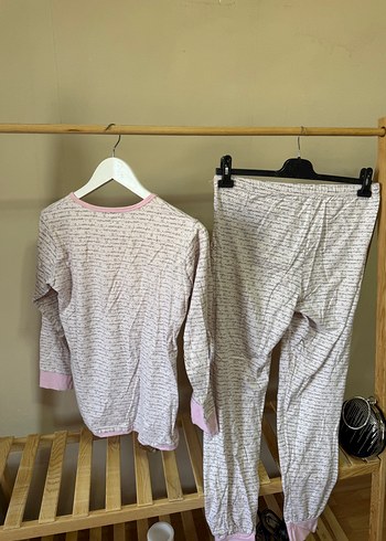 Penti Pembe Uzun Kollu Rahat Kadın Pijama Takımı