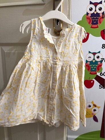 4 Yaş Beden 3-4 yaş sarı çiçekli elbise lcw marka