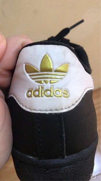 37 Beden siyah Renk Adidas süperstar