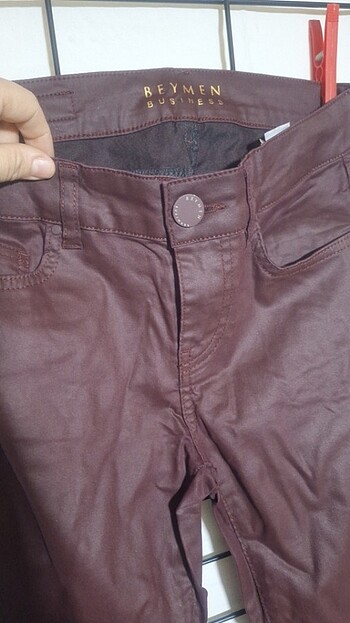34 Beden bordo Renk Pantol9n