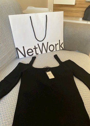 NetWork Siyah Örme Bluz