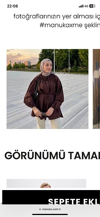 Suud Collection Manuka yakasi buzgulu tunik