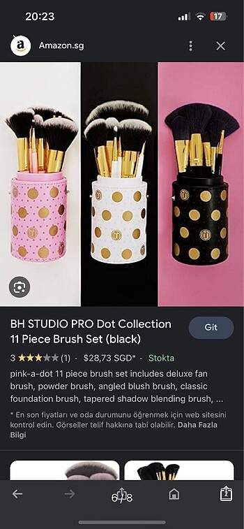 Beden Renk MAC fırça seti